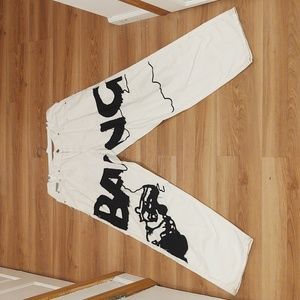 Vintage Ice Jeans white "Bang" pants sz 36